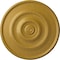 Ekena Millwork Traditional Reece Ceiling Medallion (Canopies up to 5 7/8"), 24 3/8"OD x 1 1/8"P, Iridescent Gold CM24REIGS - alternate 1
